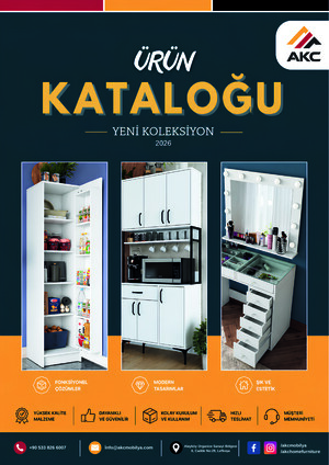 Akc mobilya katalog e-katalog kapak görseli